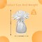 12PCS Balloon Weight Metallic Heavy Solid Balloon Pendant Pack Holder For Table Centerpieces Birthday Wedding Chrismas Party Decoration (White)
